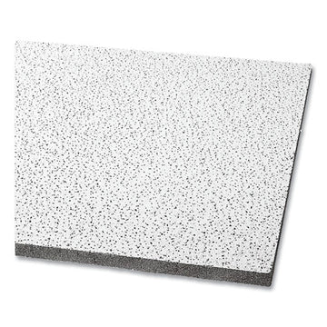 Armstrong® Fine Fissured Ceiling Tiles, Non-directional, Square Lay-in (0.94"), 24" X 24" X 0.63", White, 16-carton freeshipping - TVN Wholesale